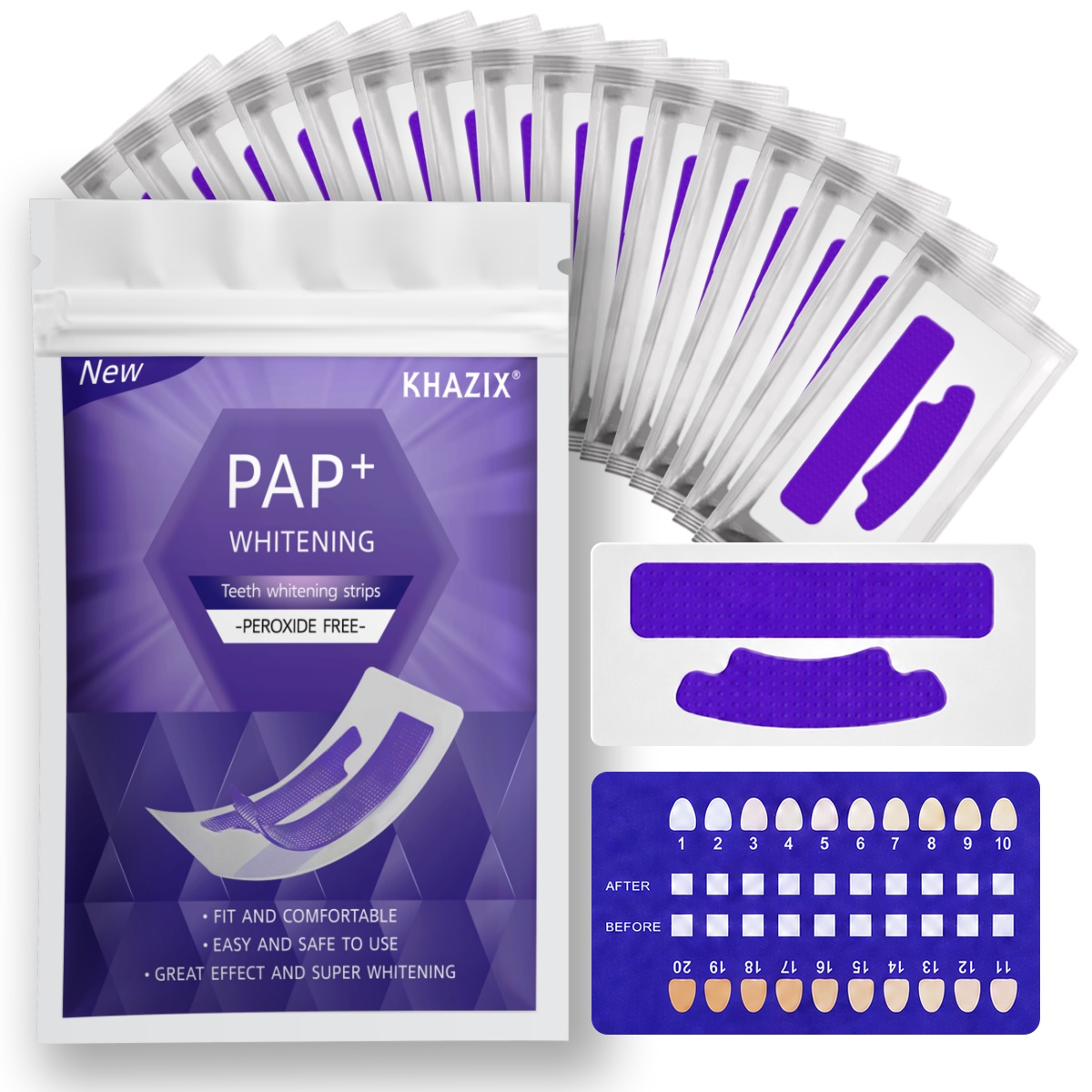 1/7 par Pasków do Wybielania Z – Teeth Whitening Strips Permanent recenzja i cena