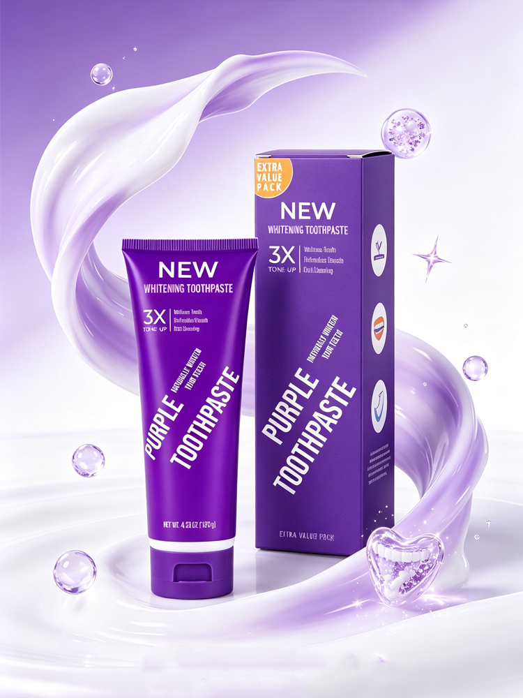 Fioletowa pasta do zębów wybie – Teeth Whitening Mousse recenzja i cena