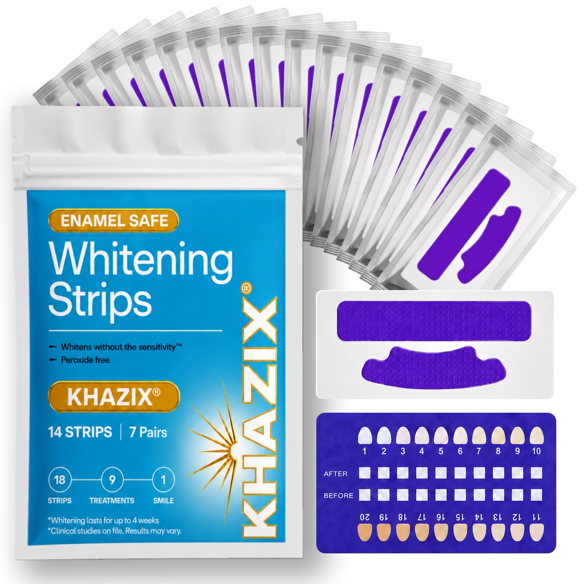 7 par pasków do wybielania zęb – Teeth Whitening Strips Permanent recenzja i cena