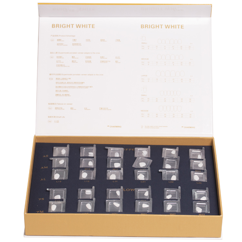 Teeth Whitening Mask - Kompozytowe porcelanowe nakładki dentystyczne żywica światłoszczelna
