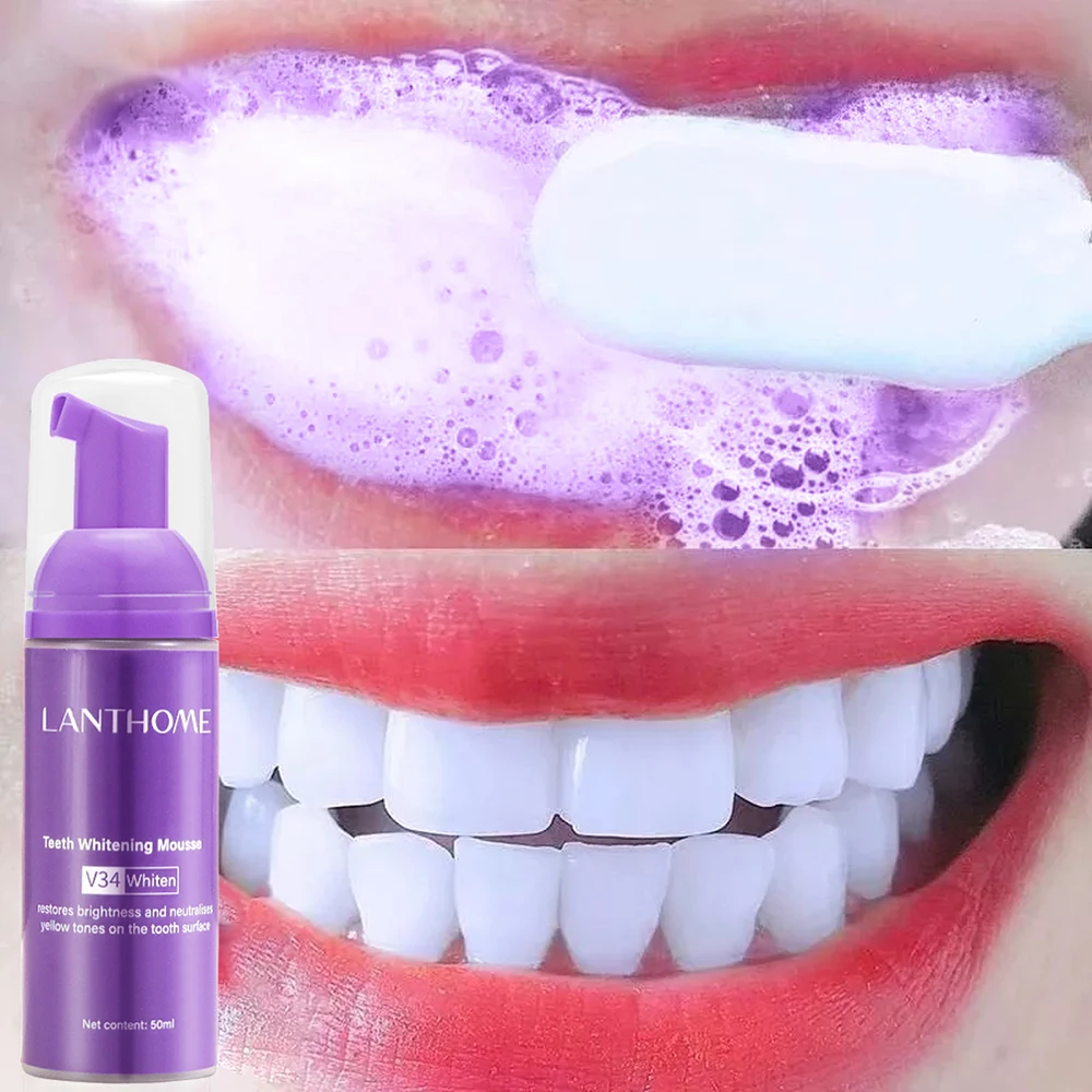 Mus V34 pasta do zębów czyszcz – Teeth Whitening Mousse recenzja i cena