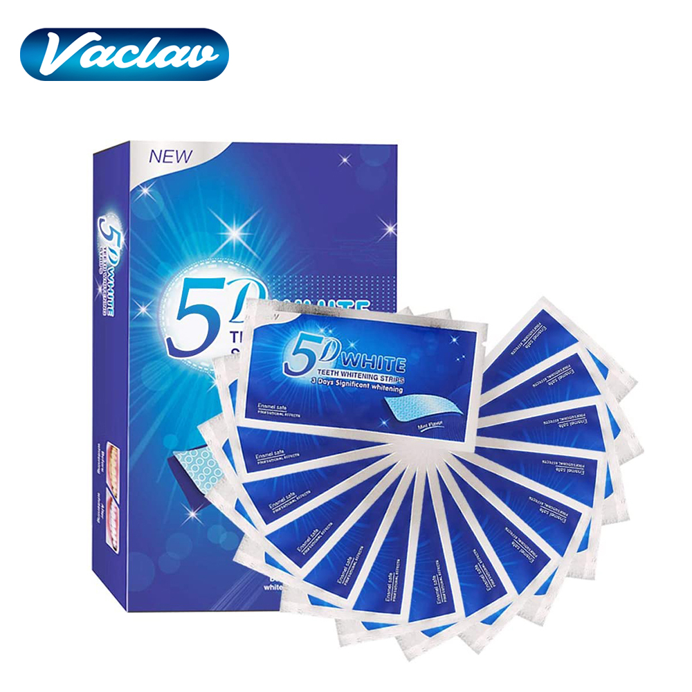 Paski do wybielania zębów 5D,  – Teeth Whitening Strips Permanent recenzja i cena