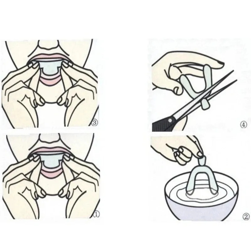 1/3/6 par Silikonowych Ochrani – Teeth Whitening For Trays recenzja i cena
