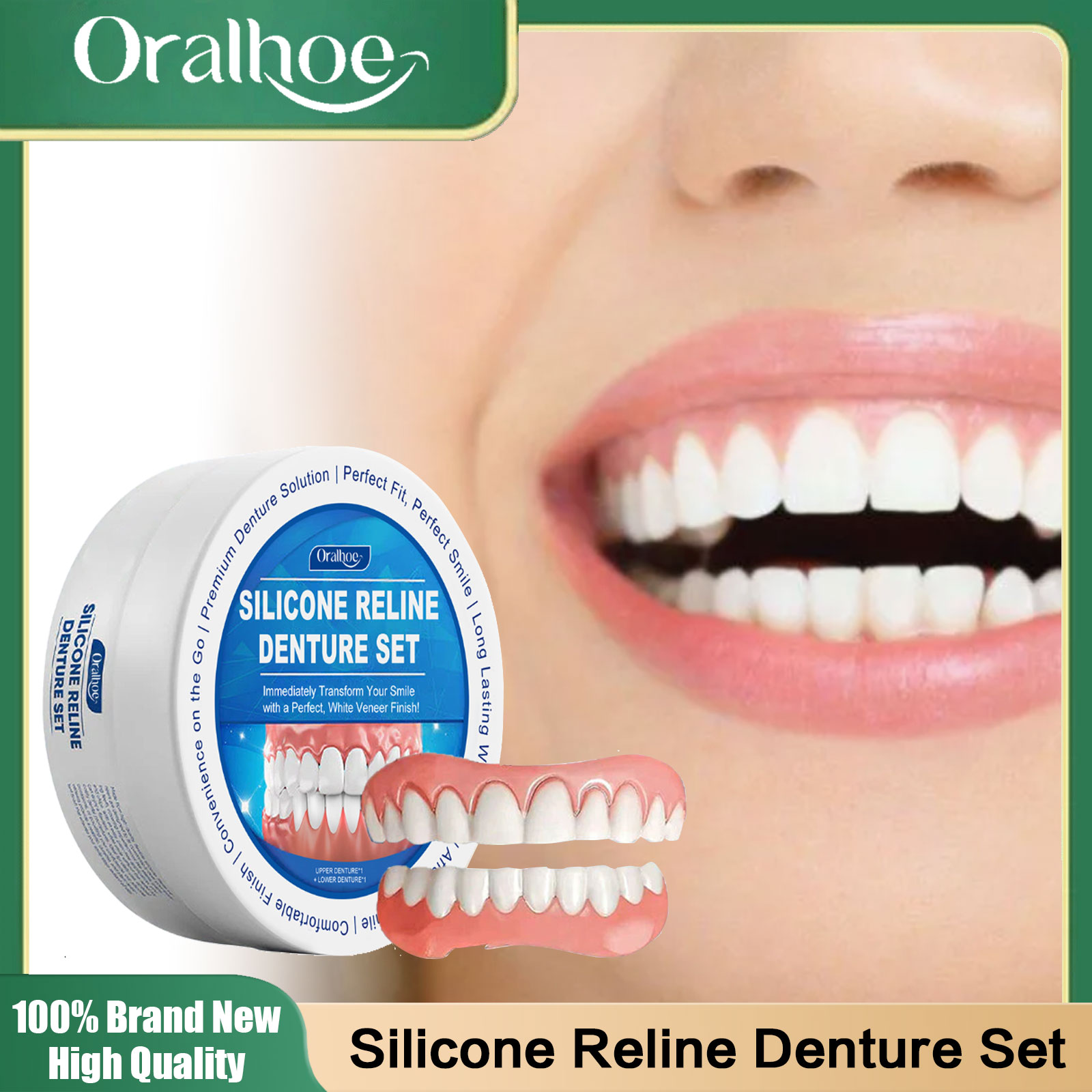 Miękkie silikonowe protezy, gó – Teeth Whitening Mask recenzja i cena