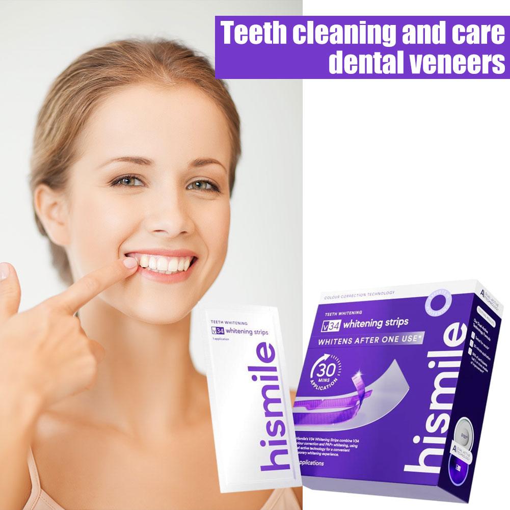 Fioletowe paski do wybielania  – Teeth Whitening Strips Permanent recenzja i cena