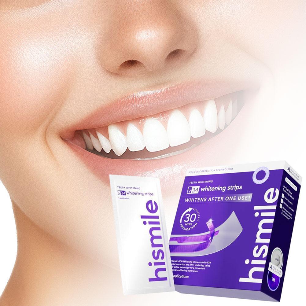Fioletowe paski do wybielania  – Teeth Whitening Strips Permanent recenzja i cena