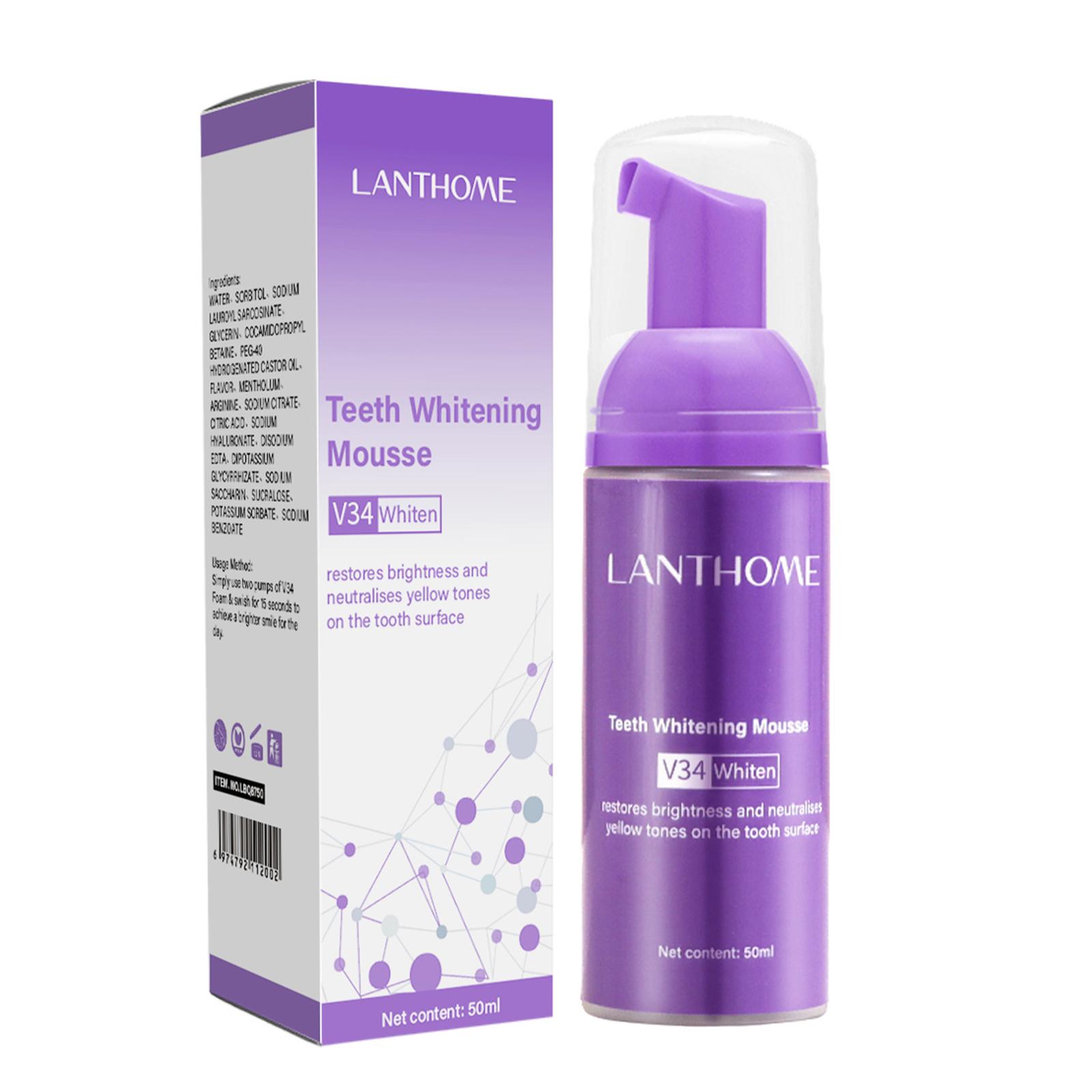 V34 Mus do czyszczenia zębów P – Teeth Whitening Mousse recenzja i cena