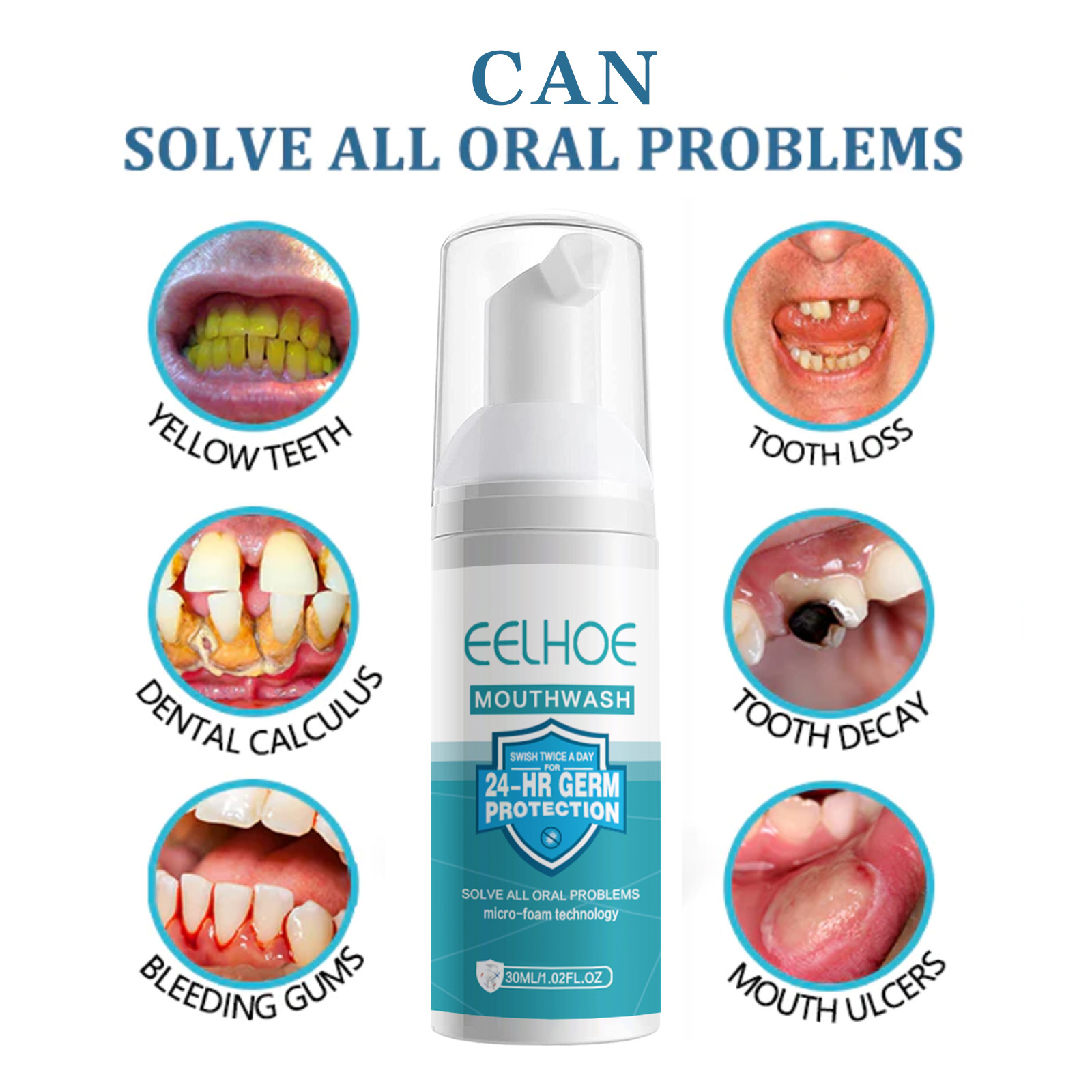 EELHOE wybielanie zębów pianka – Teeth Whitening Mousse recenzja i cena
