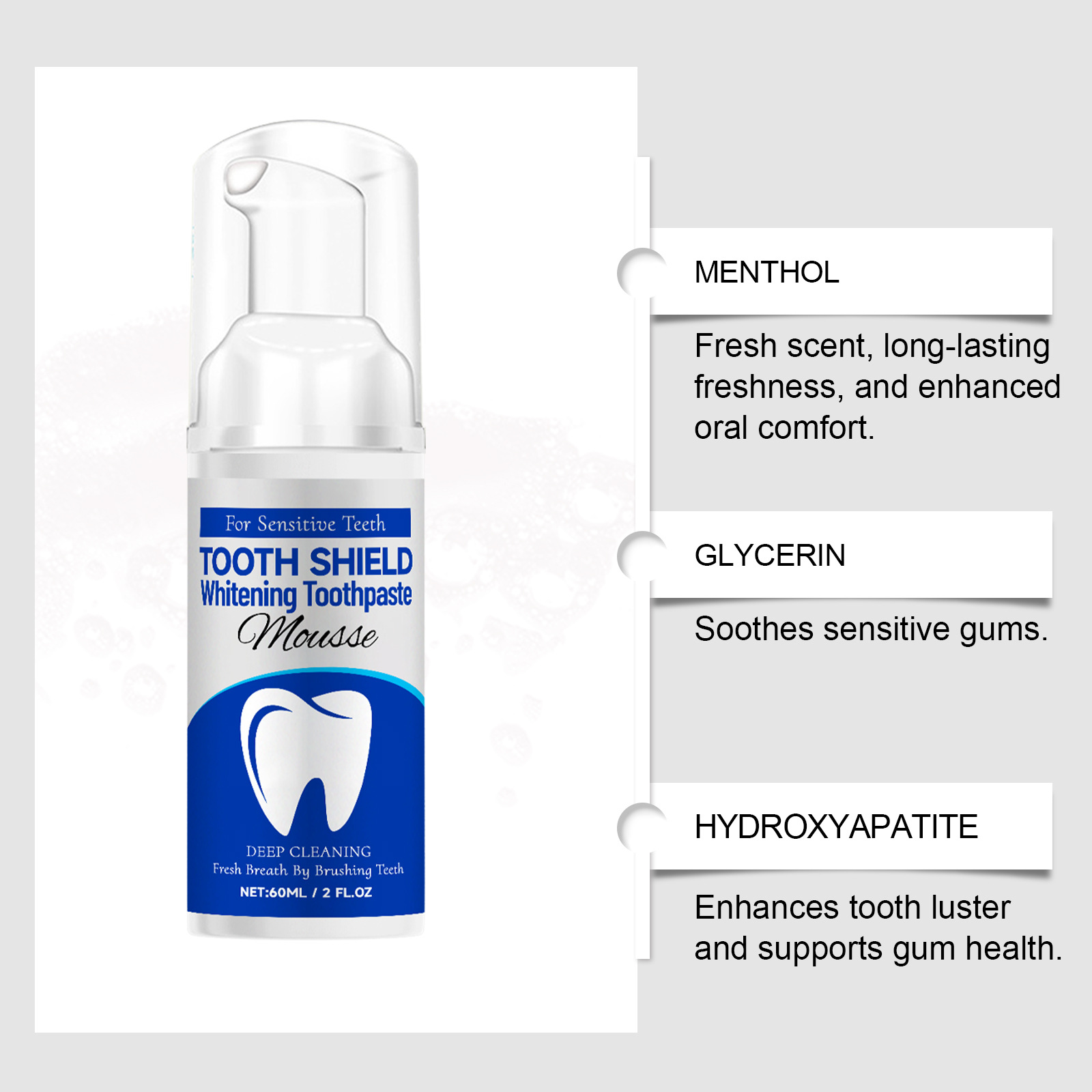 Pasta do zębów z hydroksiapaty – Teeth Whitening Mousse recenzja i cena
