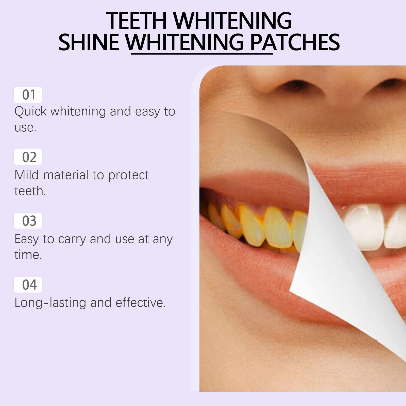 Fioletowe paski do wybielania  – Teeth Whitening Strips Permanent recenzja i cena