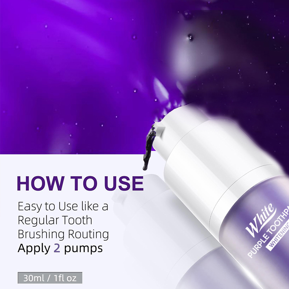 Fioletowa pasta do zębów wybie – Teeth Whitening Treatment recenzja i cena