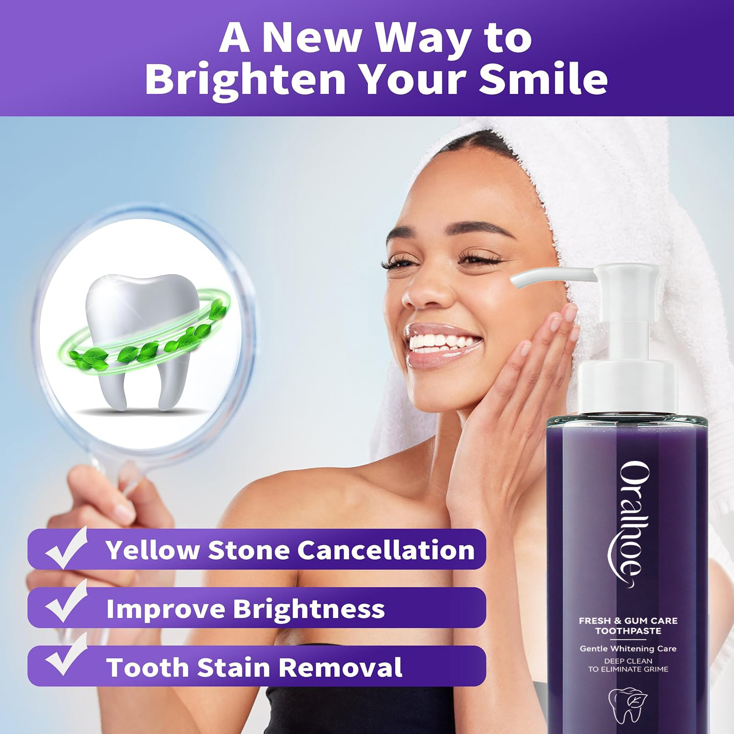 Fioletowa pasta do zębów do wy – Teeth Whitening Mousse recenzja i cena