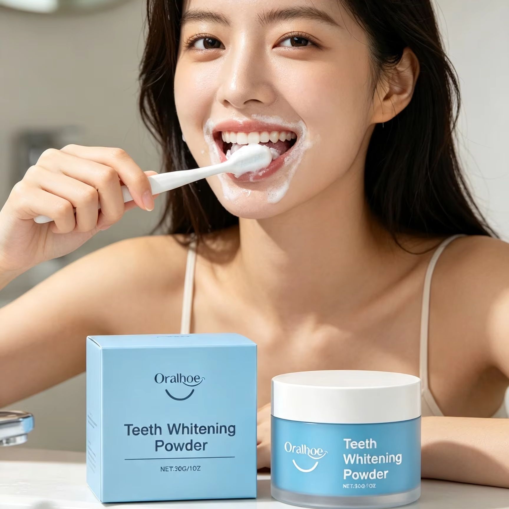 Proszek do zębów Oralhoe do cz – Teeth Whitening Flash recenzja i cena