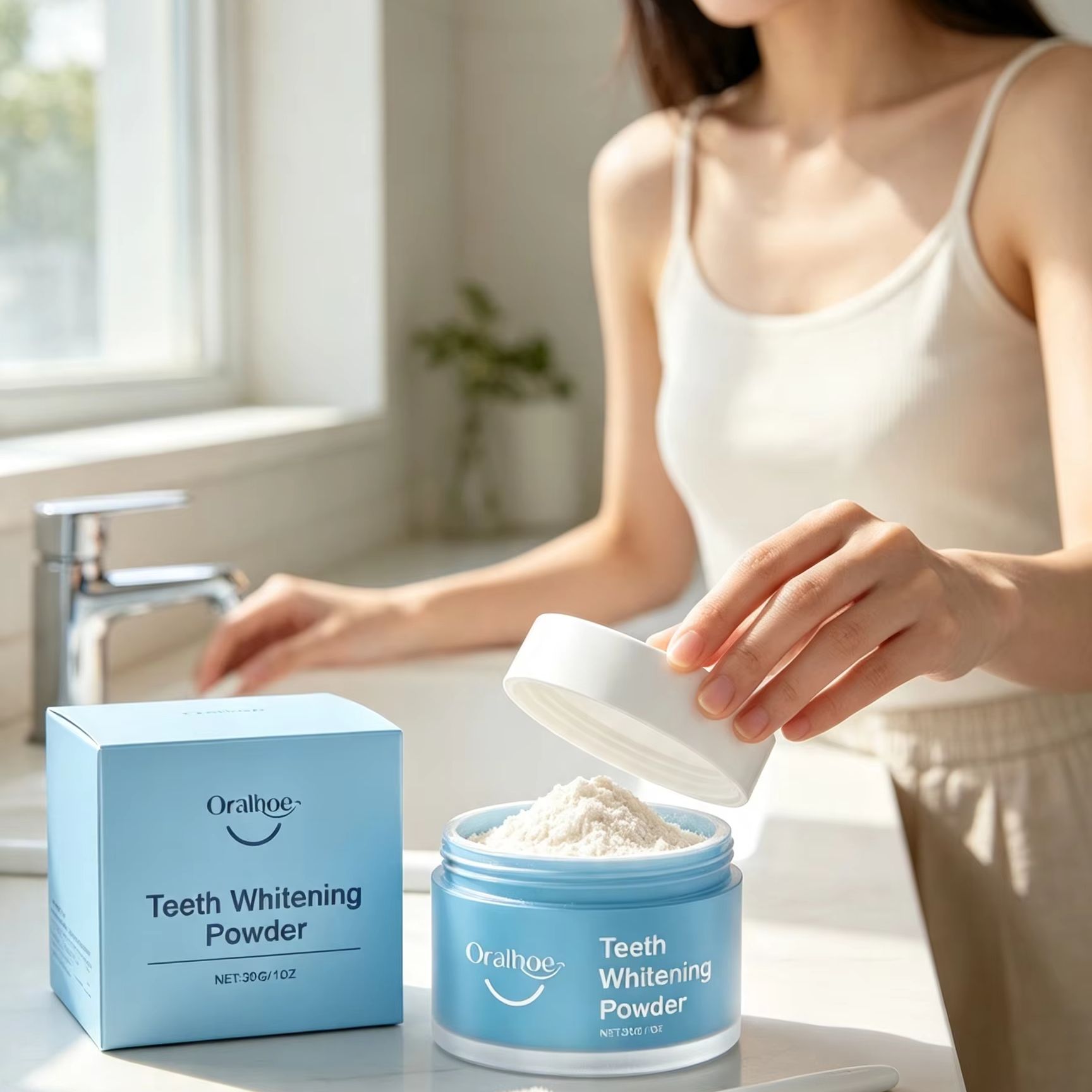 Proszek do zębów Oralhoe do cz – Teeth Whitening Flash recenzja i cena