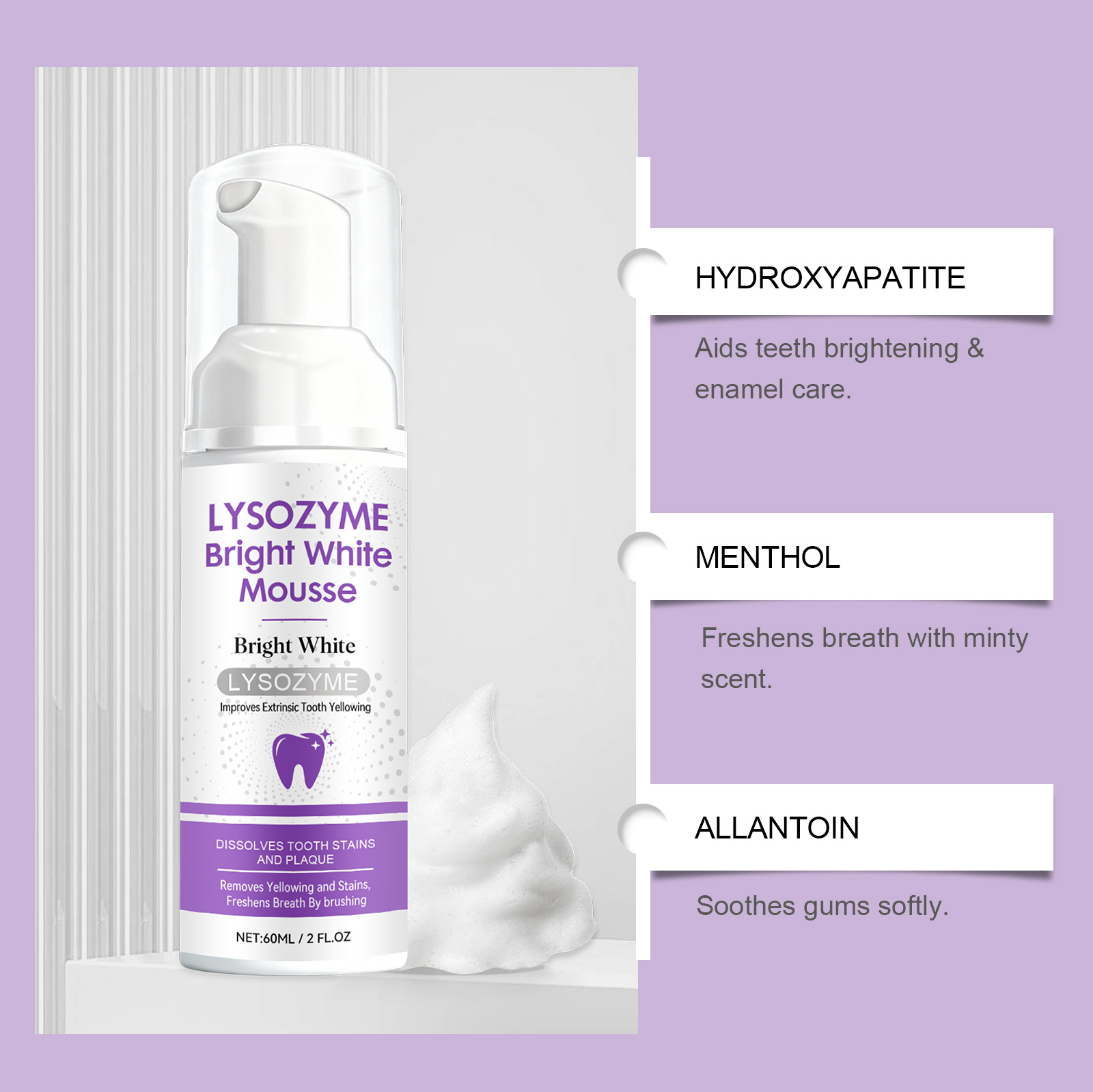 Mus do zębów z hydroksyapatytą – Teeth Whitening Mousse recenzja i cena