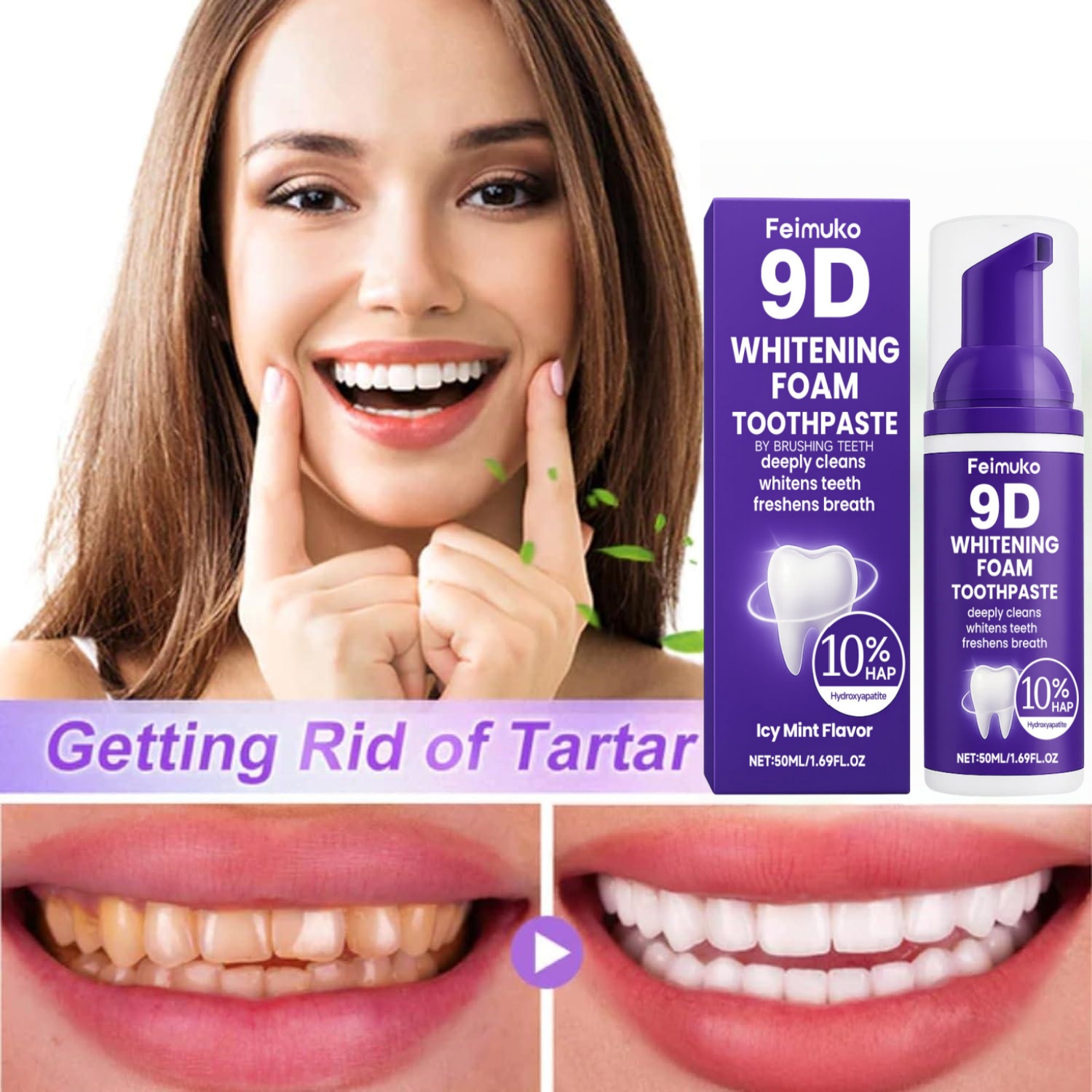 Musująca pasta do zębów wybiel – Teeth Whitening Mousse recenzja i cena
