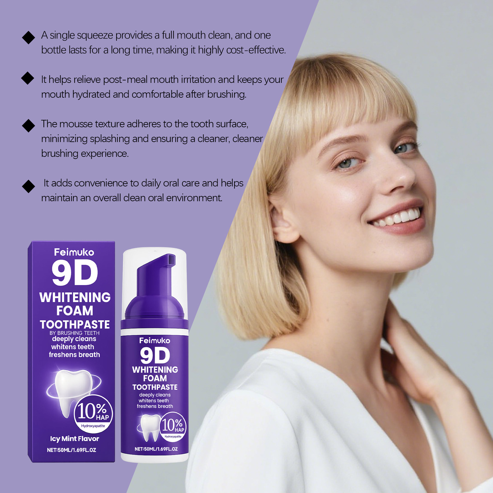 Musująca pasta do zębów wybiel – Teeth Whitening Mousse recenzja i cena