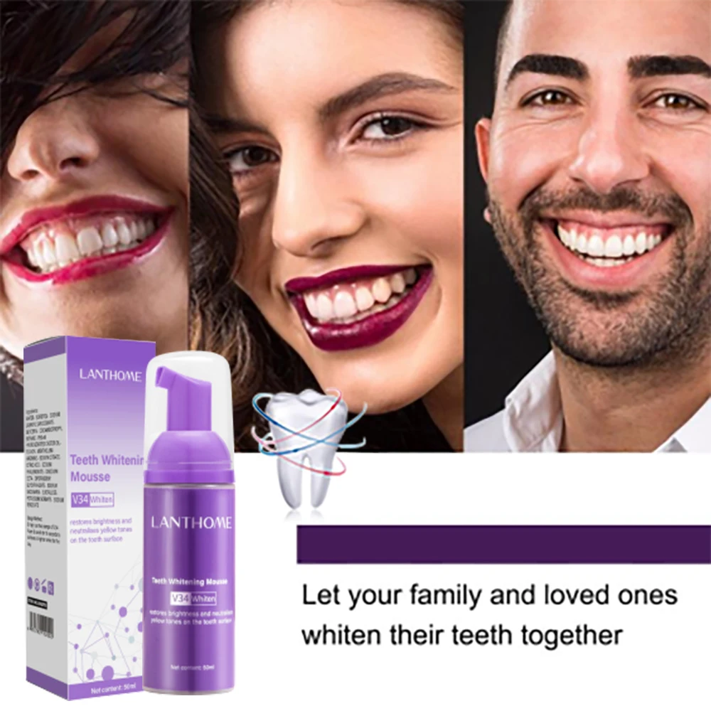 Mus V34 pasta do zębów czyszcz – Teeth Whitening Mousse recenzja i cena