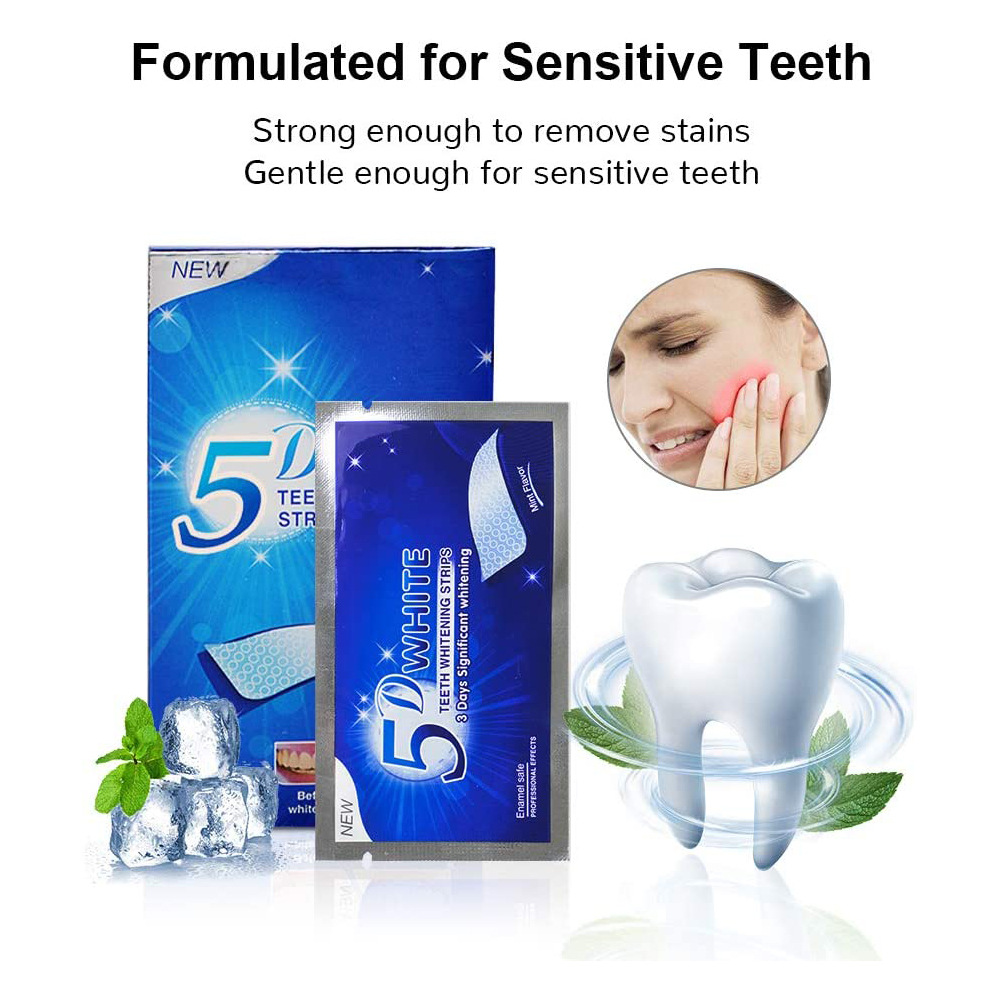 Paski do wybielania zębów 5D,  – Teeth Whitening Strips Permanent recenzja i cena
